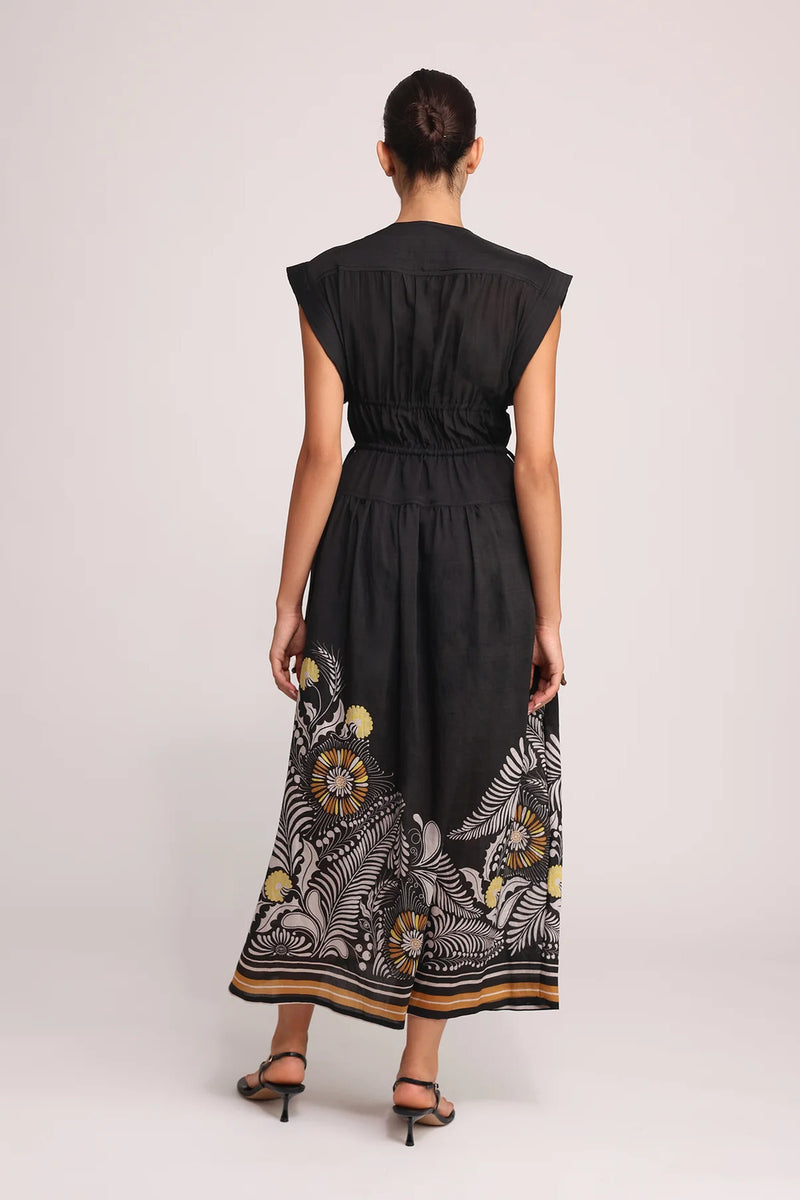 Light Gray Oria Dress Midi Dress