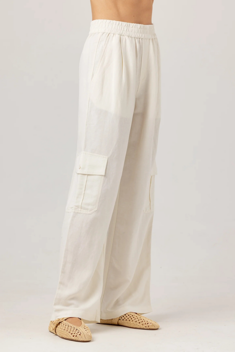 Light Gray Sabine Cargo Pants Pant
