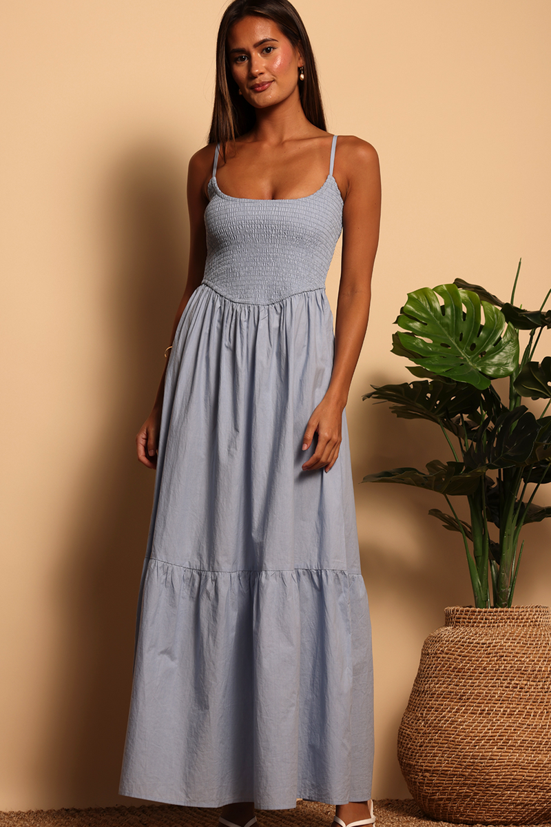 Tan Sabrina Maxi Dress Maxi Dress