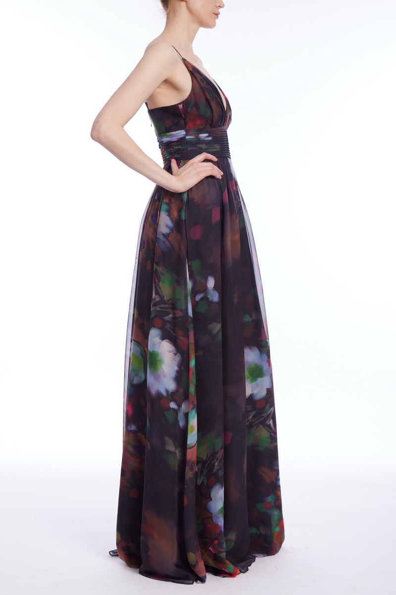 Floral Watercolor Gown Two Cumberland Floral Watercolor Gown Two Cumberland