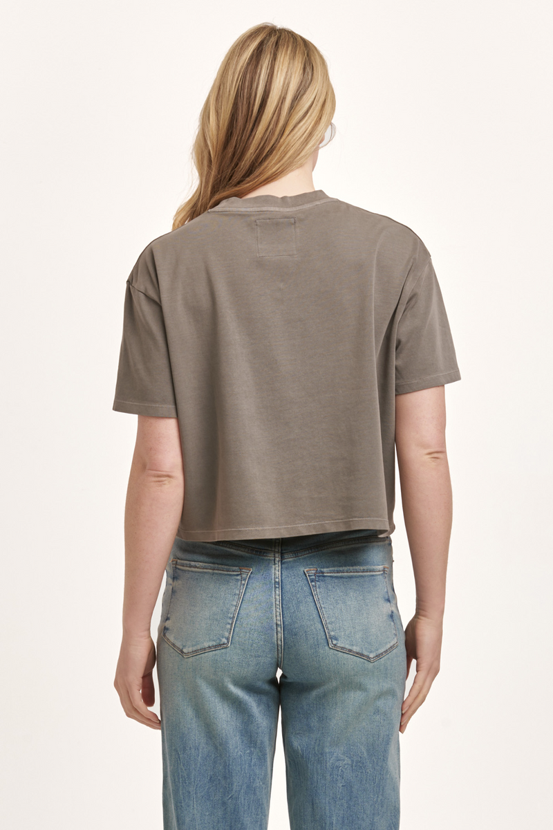 Dim Gray Maddox Crew Neck Tee tee