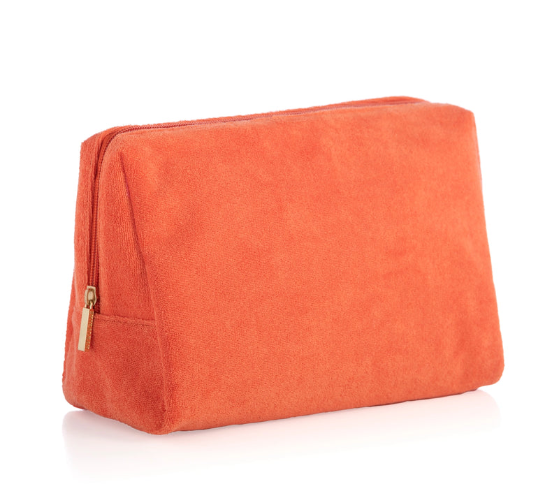 Tomato Sol Zip Pouch Cosmetic Bag