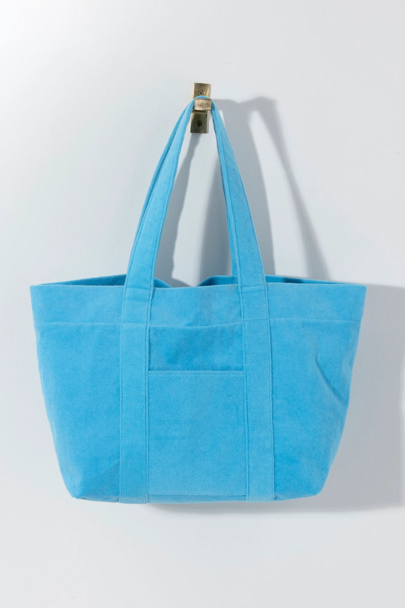 Medium Turquoise Sol Tote Bag