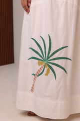 Stella Maxi Dress in Parrot Palms