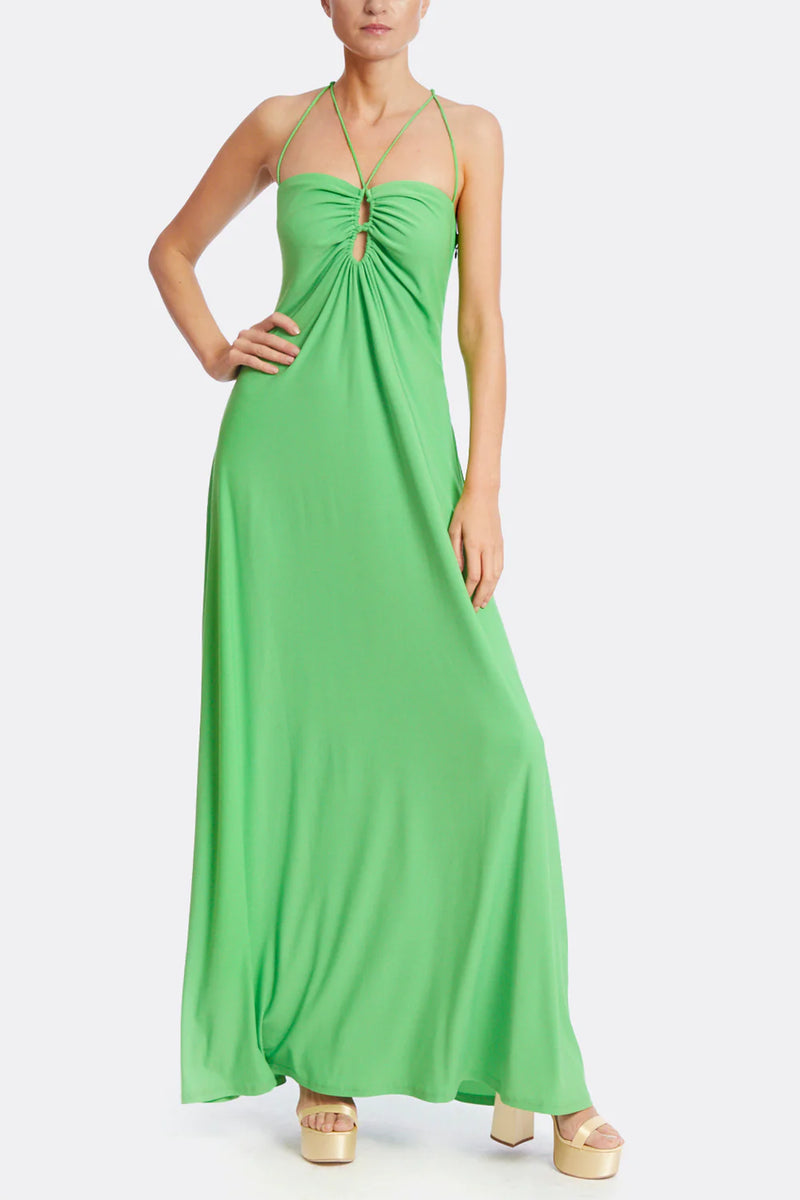 Light Gray Tabitha | Lux Jersey Gown Formal Dress