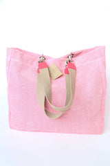 Misty Rose Terry Tote Bag
