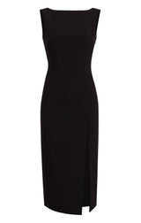 Black Tilden Midi Dress Midi Dress