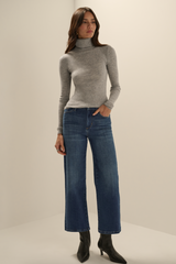 Gray The Ruby High Rise Wide Leg Straight | Sante Fe Jeans