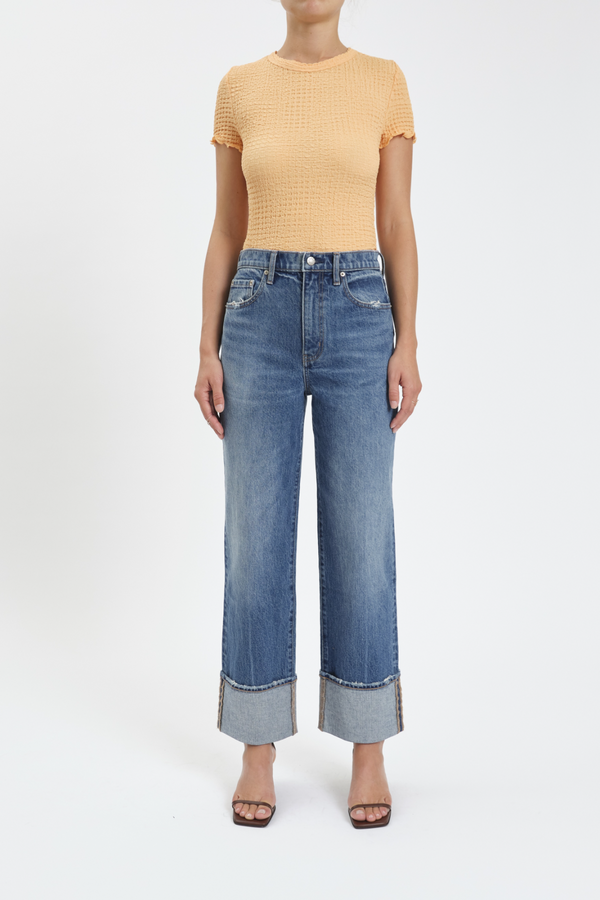 Beige Eastside Loose Cuff | Crush Hour Jeans