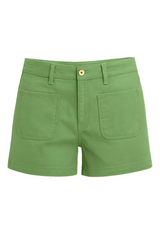 Dim Gray Carlisle High Rise Patch Pocket Short Short