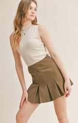 Light Gray Sleeveless Top Top