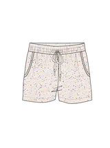 Antique White Coz Confetti Sleep Short Pajamas