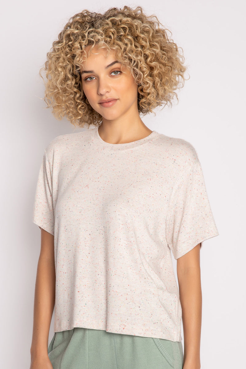 Light Gray Coz Confetti Tee Pajamas
