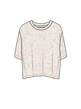 Antique White Coz Confetti Tee Pajamas