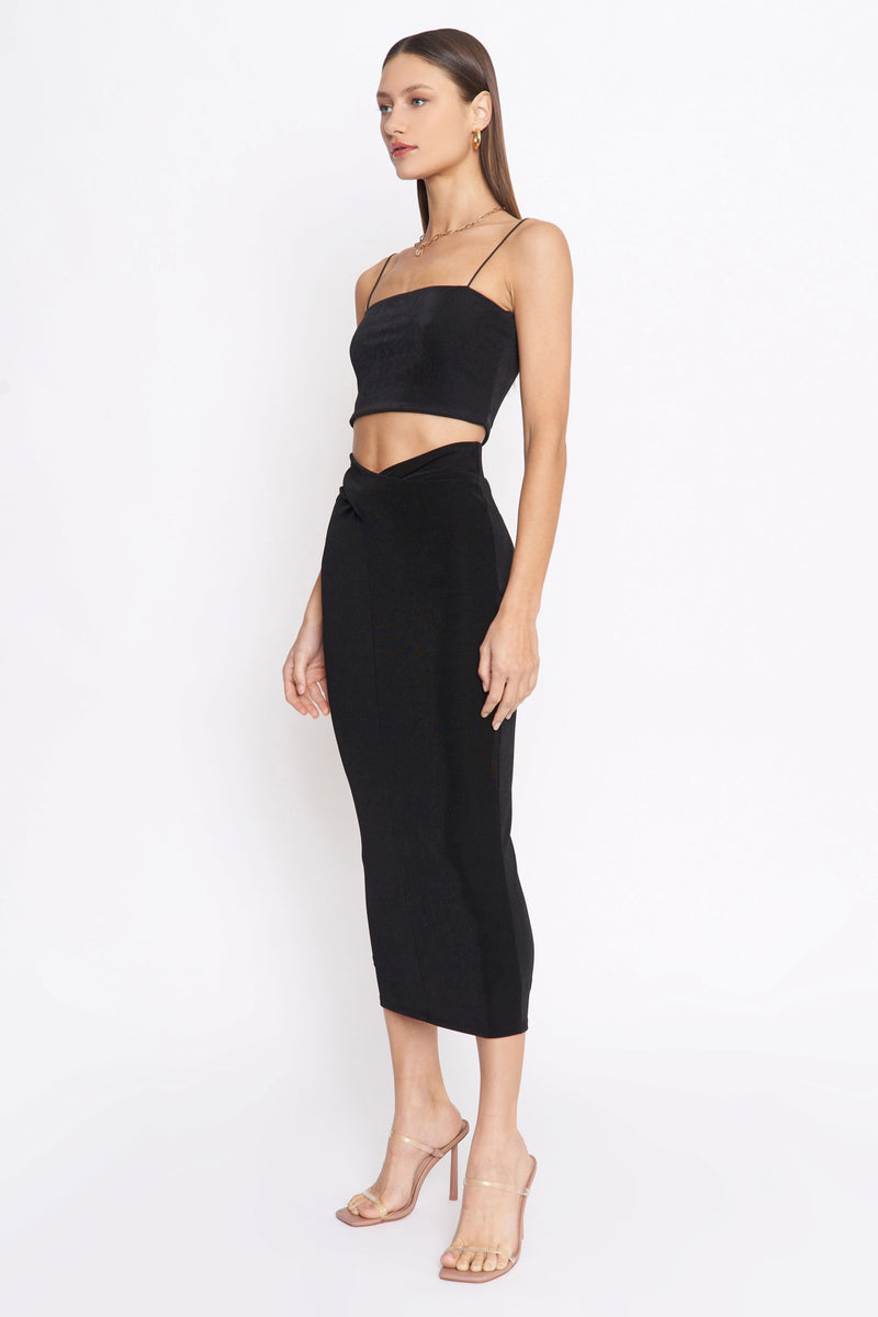 White Smoke Jamie Skirt Midi Skirt