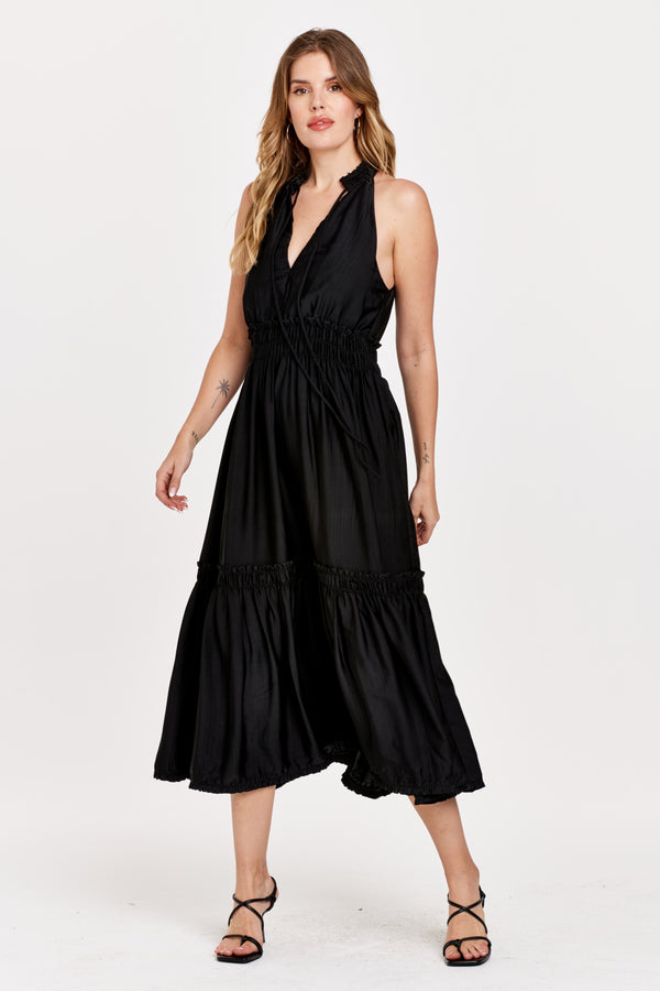 Black Esther Midi Dress Midi Dress