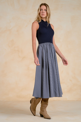 Tan The Harbor House Striped Maxi Maxi Dress