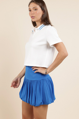 Courtside Striped Collar Polo Shirt