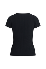 Black The Kennedy Cap Sleeve Top