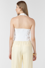 Lavender Adjustable Halter Top Top