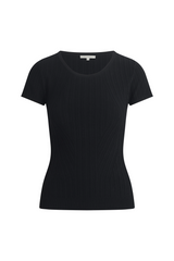 Black The Kennedy Cap Sleeve Top