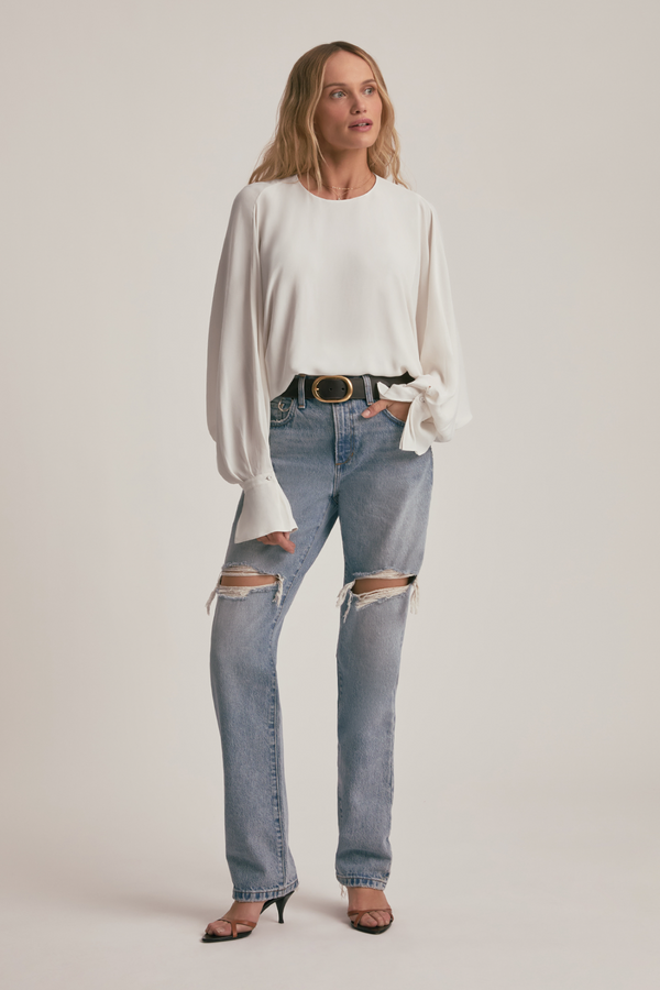 Gray Making Me Blush Top Top