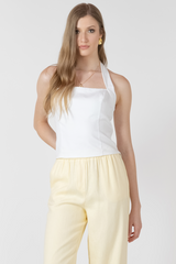 Lavender Adjustable Halter Top Top