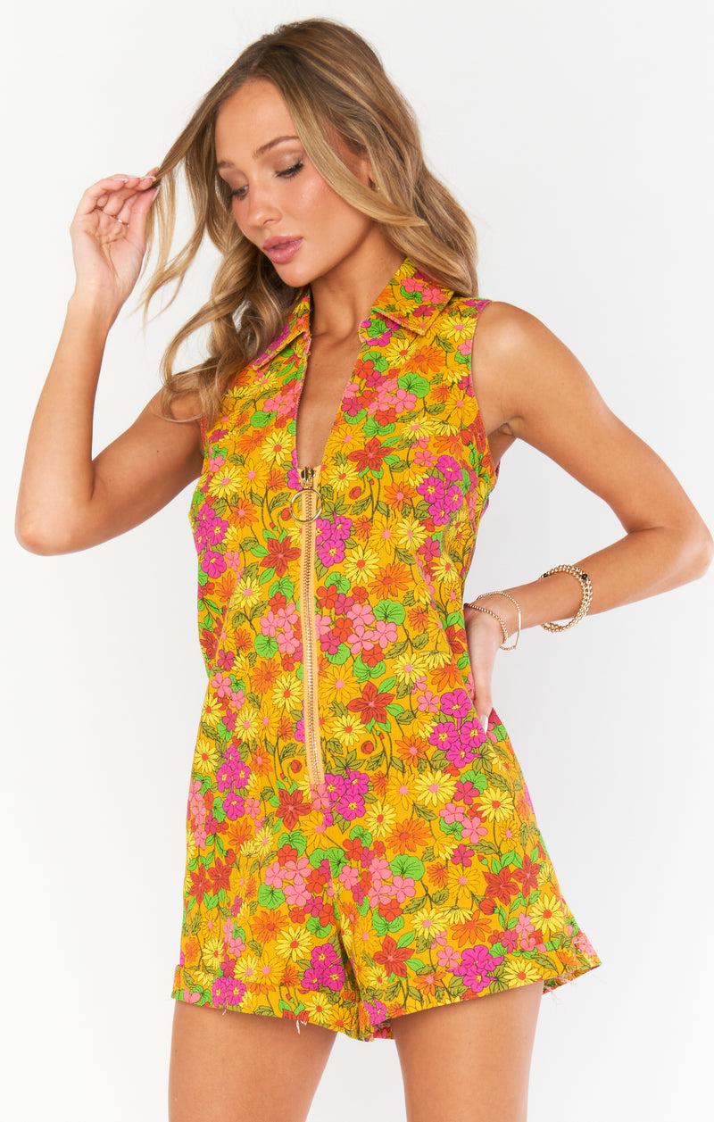 Goldenrod Reno Romper Romper