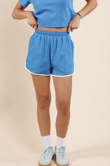 Courtside Piped Dolphin Shorts