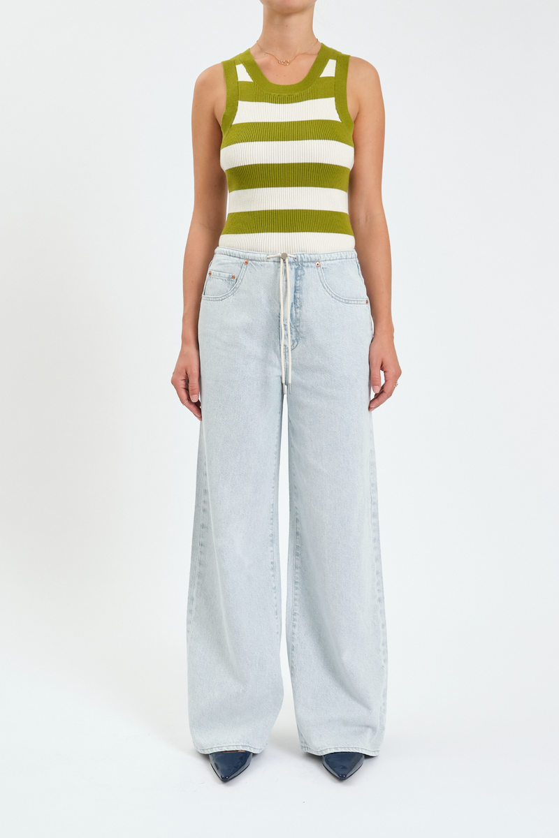 Lavender Madison Mid Rise Wide Leg | Baby Talk Jeans