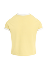 Pale Goldenrod The Cropped Favorite Daughter Ringer Tee Tee
