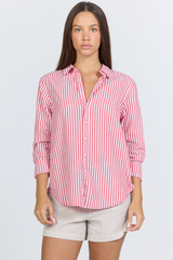 Lavender Lolita Shirt in Salsa Stripe Shirt