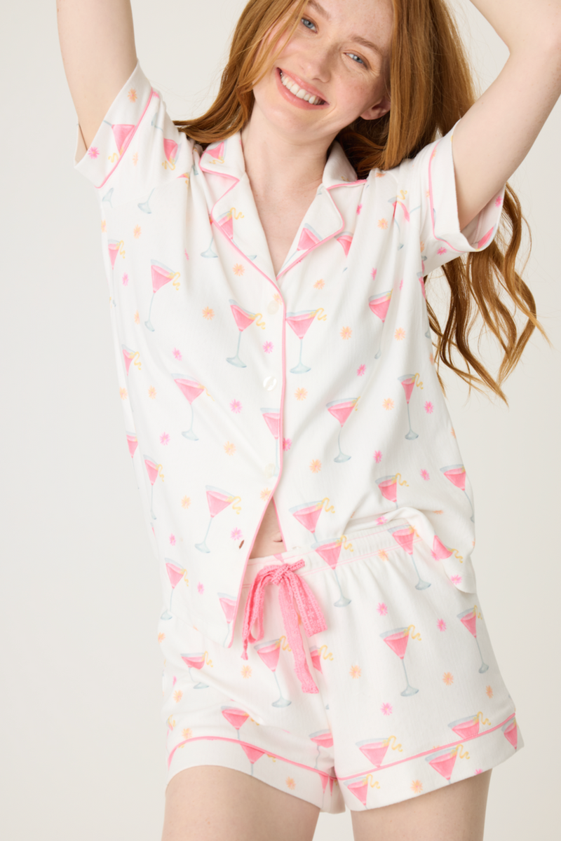 Antique White Tini Time Pj Set PJ Set