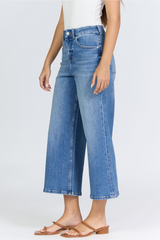 Lavender Audrey High Rise Wide Leg Pant | Cool Breeze Jeans