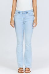 Lavender Jaxtyn Mid Rise Bootcut Jeans | Rain Drop Pant