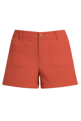 Tomato Carlisle High Rise Patch Pocket Short Short