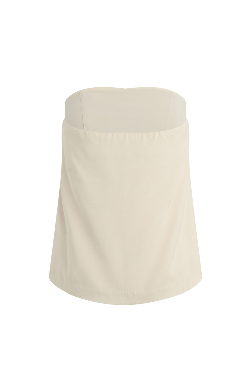 Light Gray The Olivia Bustier Top