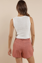 Nova Button Front Sweater Vest