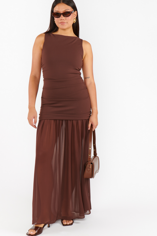 White Smoke Aria Maxi Dress Maxi Dress