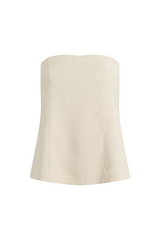 Light Gray The Olivia Bustier Top