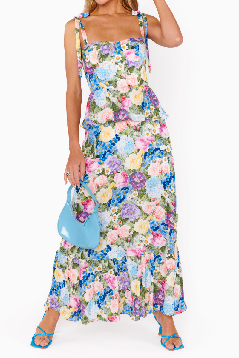paxton peplum maxi dress Paxton Peplum Maxi Dress