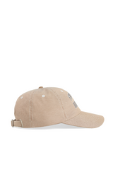 White Smoke Stripe Logo Baseball Cap Baseball Hat