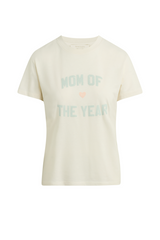 Antique White Mom Of The Year Tee Graphic Tee