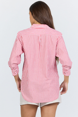 Lavender Lolita Shirt in Salsa Stripe Shirt