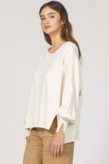 Antique White Trenton Sweater Sweater
