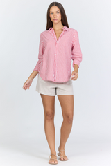 Lavender Lolita Shirt in Salsa Stripe Shirt