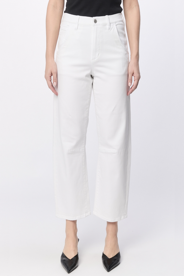 Lasso Mid Rise Pant | Summer White