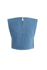 Steel Blue The Arlo Top Top