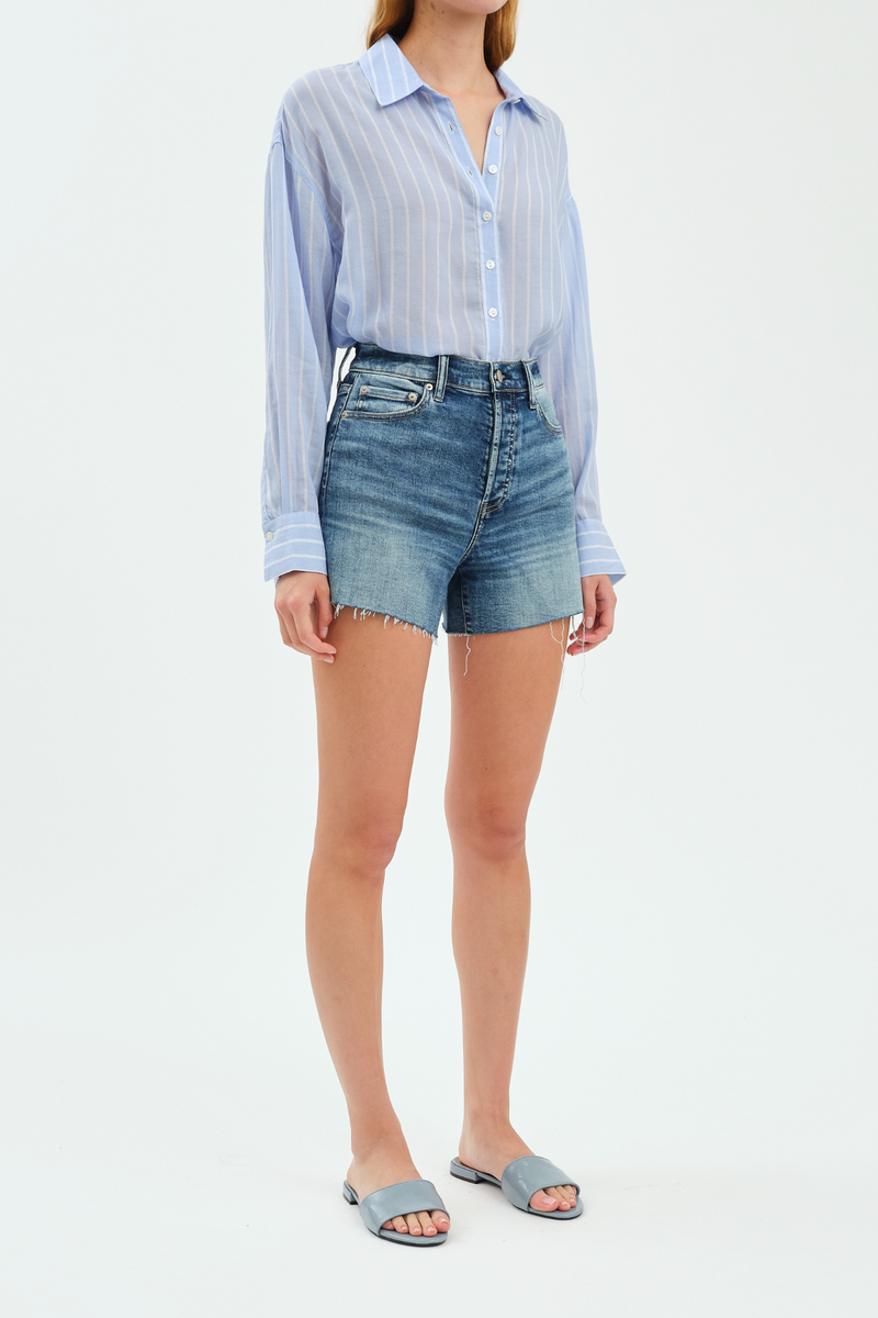 Lavender Bottom Line Short | Perfection Denim Shorts