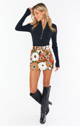 White Smoke Tyra Belted Skirt Mini Skirt
